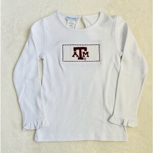 Texas A&M Toddler Smocked Shirt